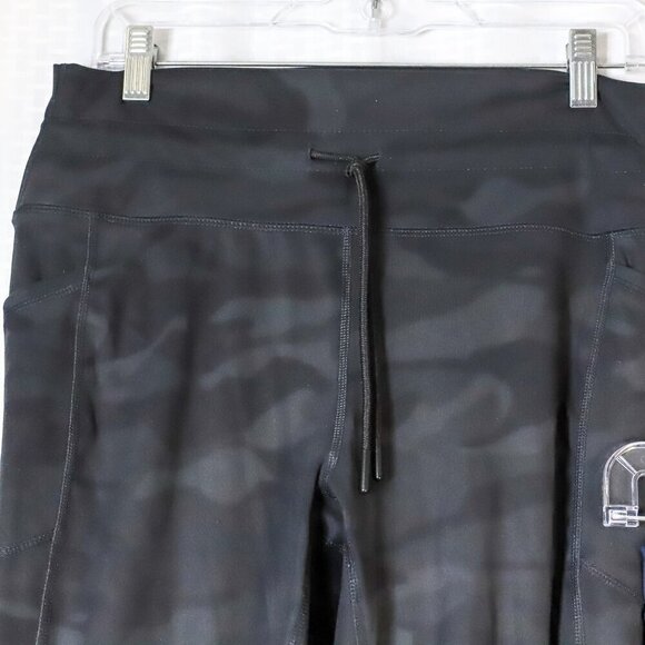 Spyder Size L lot of 2 grey/black camo and blue tie waist leggings - Picture 2 of 12
